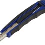 LUX Cuttermesser 9 mm Comfort mit blau-schwarzem Griff und ausfahrbarer Klinge.