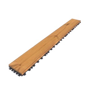Onek Thermowood Diele Smartplank, 15x120 cm, Naturfarbe. Holzfliese mit Klicksystem.