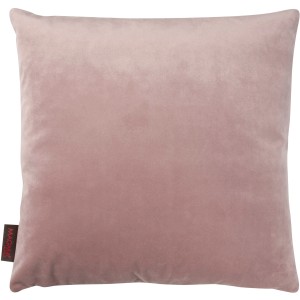 Rosa Magma Samtkissen, zweifarbig, 40x40 cm. Dekokissen für Wohnzimmer und Sofa.