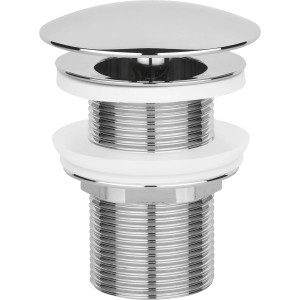 Chromfarbenes baliv Schaftventil SV-3410 für Auslaufventile, Detailansicht.
