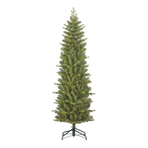 Schlanker, grüner Black Box Trees Weihnachtsbaum Harma Pilar, 155 cm hoch.