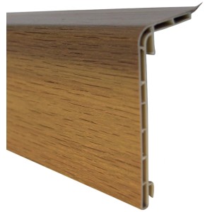 System 11 Heizungsrohrverkleidung in Eiche, 2000 mm Länge.