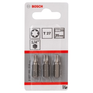 Bosch Schrauberbits Torx Extra Hard 25 mm 3-tlg.