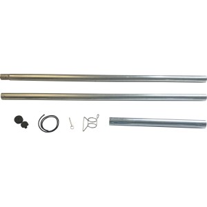 Stahlmast-Set für Sonnensegel Komplett mit Zubehör