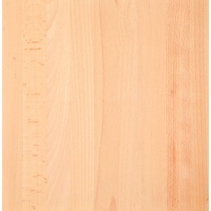 Massive Tischplatte aus Buchenholz, 180x80x2,7 cm, unbehandelt und fein geschliffen.