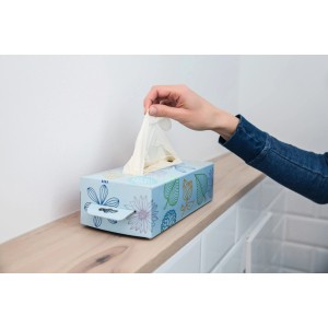 Vileda Einweghandschuhe Natural Latex, Größe S/M, 100 Stück im Spender für Hygiene und Schutz.