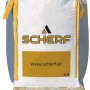 Sack Scherf Quarzitsplitt, 2-4 mm, 25 kg, hellbeige, auf Palette. Zierkies für Garten und Außenbereich.