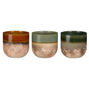 Mica Decorations Blumentopf Nora, Ø 14cm, Terrakotta, verschiedene Farben.