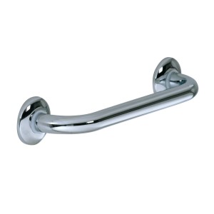 Glänzender, verchromter Badewannengriff Draad aus Messing für sicheren Halt in der Badewanne.