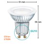 Osram GU10 LED Leuchtmittel, 6,9W, warmweiß, für Innenräume.