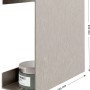 Schulte Duschablage Größe L in Edelstahloptik zum Kleben, mit Pflegeprodukt. Praktisches Duschregal.