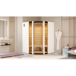 Weka Infrarotkabine Osby Eck wekaTherm-Flächenstrahler