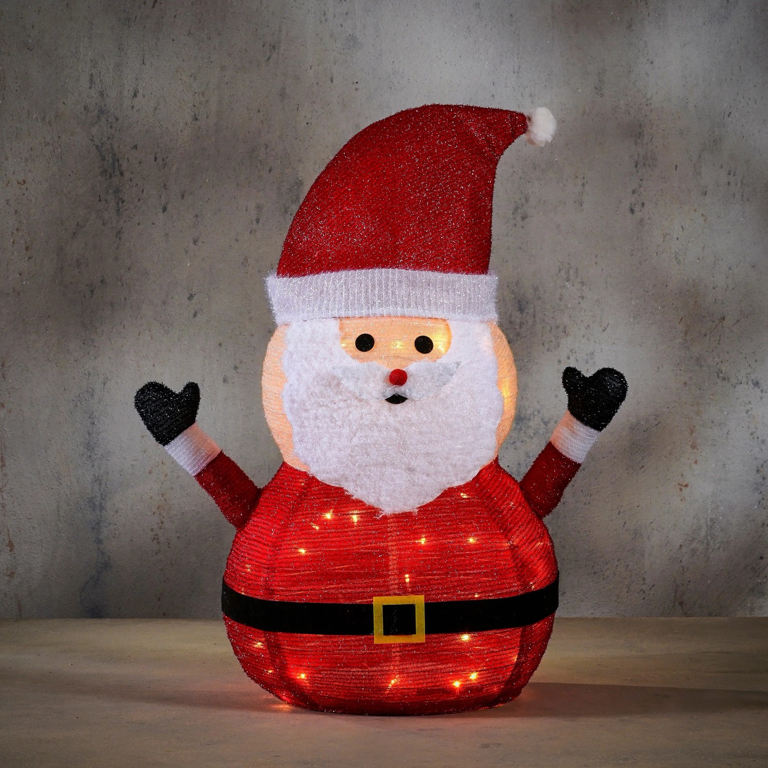Luca Lighting LED-Weihnachtsfigur Weihnachtsmann Außen Ø 47 cm x 80 cm kaufen bei OBI