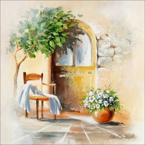 Pro Art Bild Canvas-Art Holiday Home II 50 cm x 50 cm