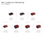 Akkulaufzeiten der Einhell Power X-Change Akkus in verschiedenen Größen (2.0Ah bis 8.0Ah).