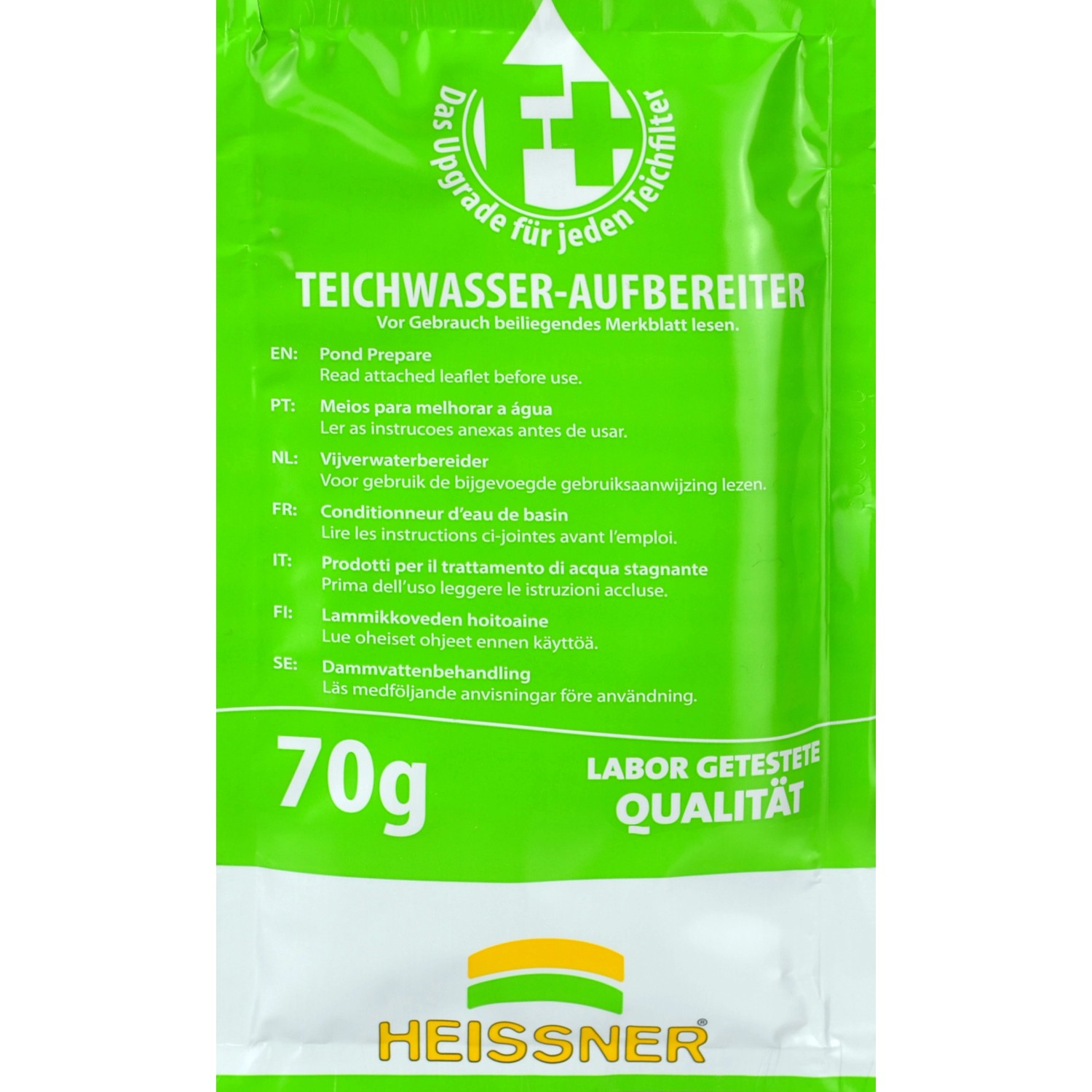 Heissner F-PLUS Leistungssteigerer für Teichfilter, 70g Packung.