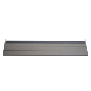 MCW Abschluss-Set für WPC-Sichtschutz Savoie, grau, 90cm breit.