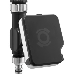 Geka Bewässerungscomputer mit Hahnadapter G3/4+G1 für die Gartenbewässerung.