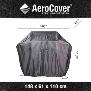 Aerocover Grill Schutzhülle in Anthrazit, 148x61x110 cm, für Gasgrills.