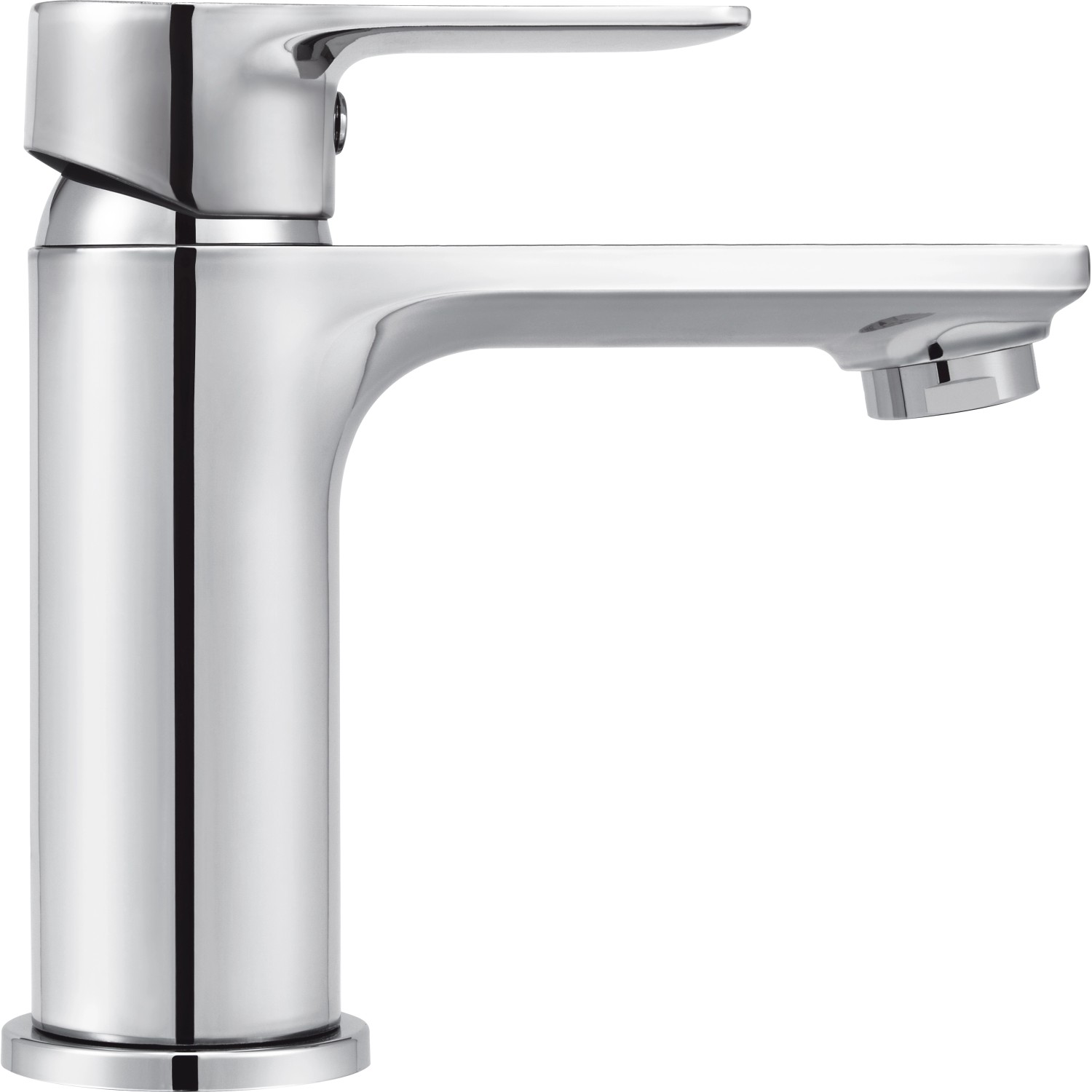 baliv Waschtischarmatur WT-590 in Chrom, Einhebelmischer für Waschbecken.