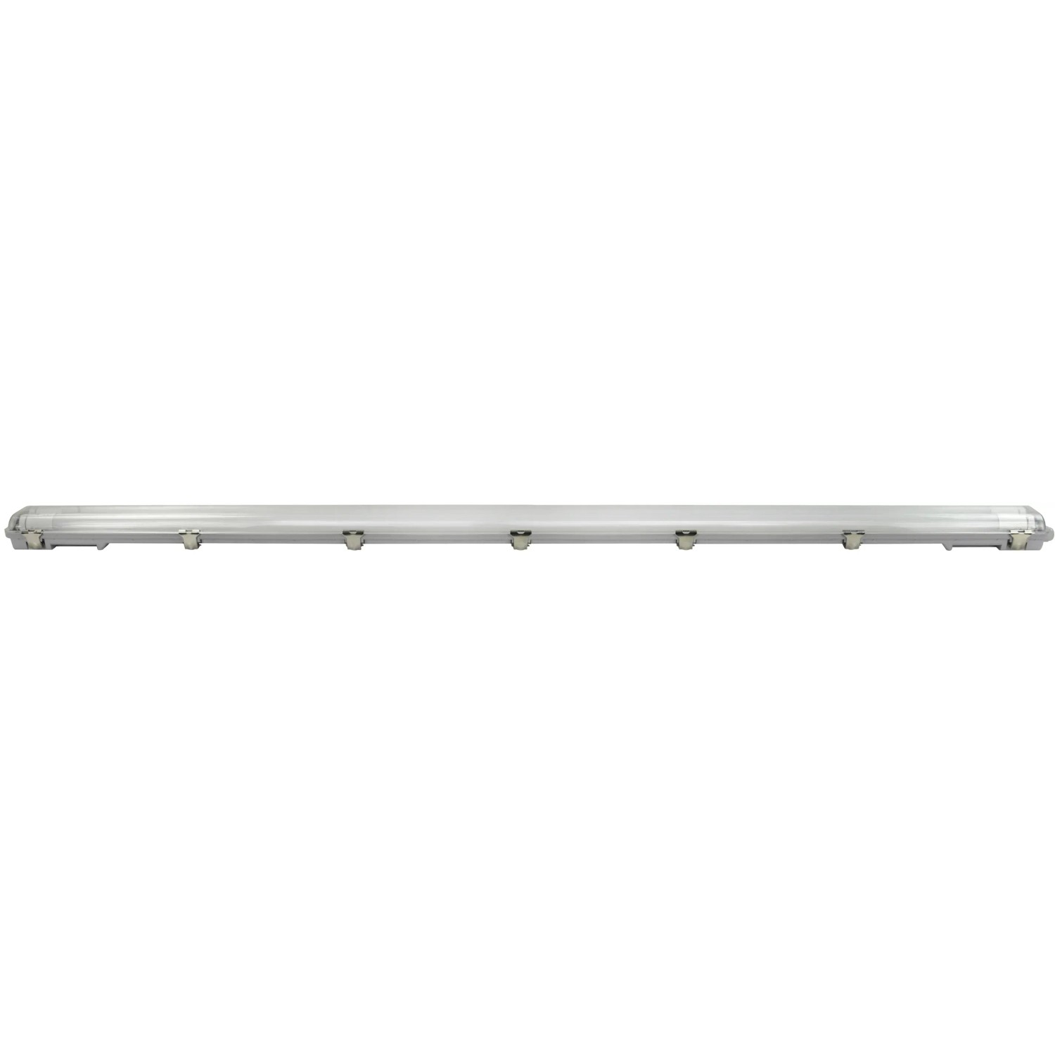 Graue E2 Elektro LED Feuchtraumleuchte Classic-Power, 2x24W, für Bad & Keller.