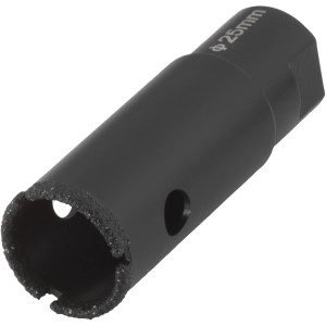 Wolfcraft Diamant-Lochsäge Ceramic, 25 mm, für Winkelschleifer zum Bohren in Fliesen.