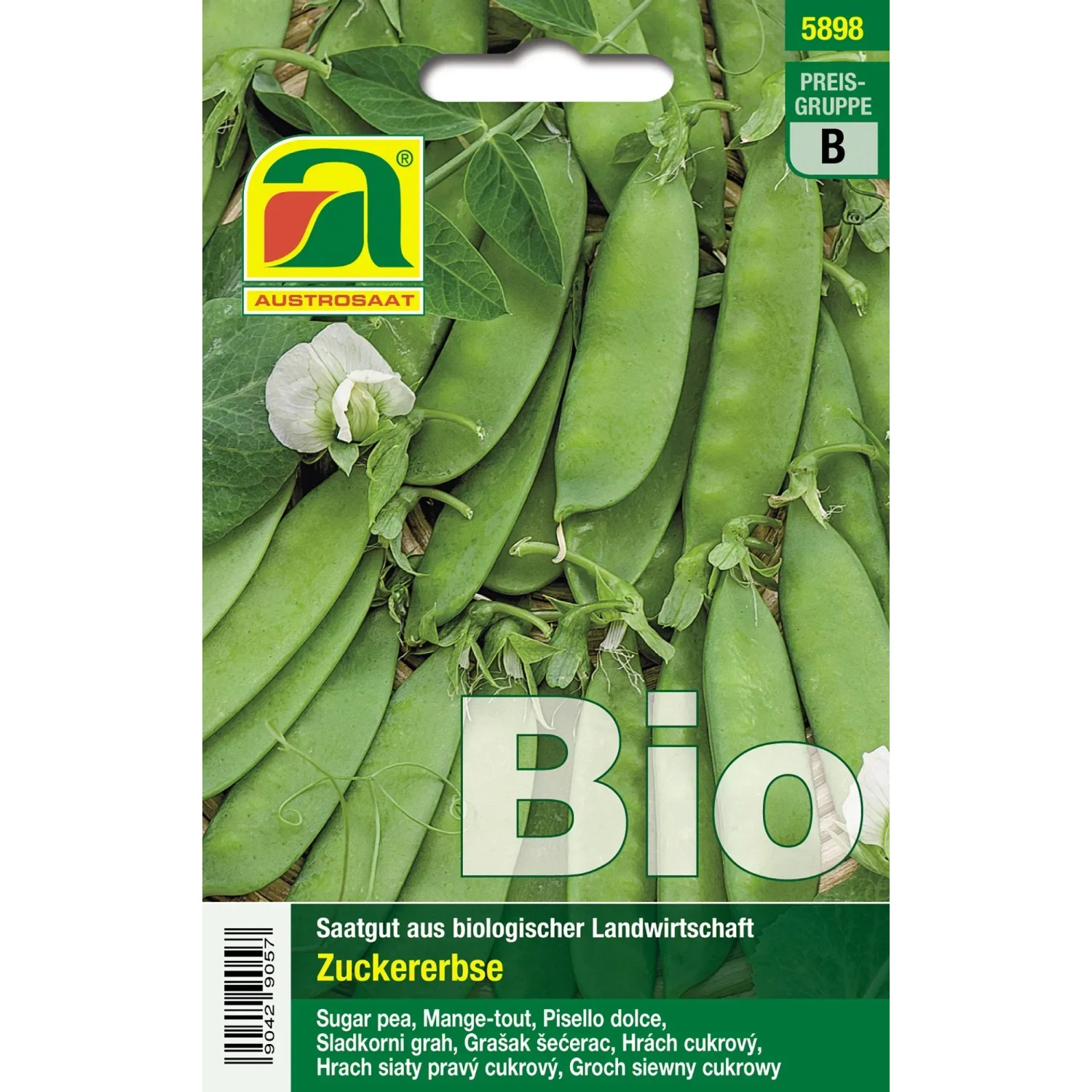 Austrosaat Saatgut Zuckererbsen "Norli" Bio Pisum sativum L. partim kaufen  bei OBI