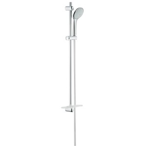 Grohe Brausestangen-Set Euphoria 110 Mono mit Handbrause, Brausestange und Ablage.