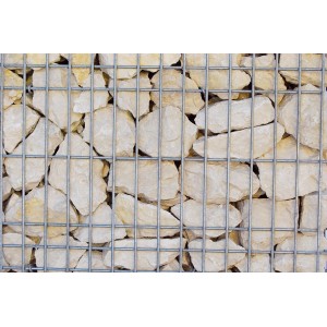 Scherf Fertig-Gabione Marmorbruch Chateau-Beige 100 cm x 50 cm x 50 cm