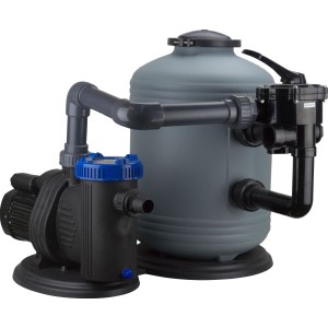 Steinbach Filteranlage SM 12 für Styropor Pool-Set Classic 2+ mit Pumpe und Filterkessel.