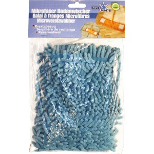 Saubermeister Mikrofaser Bodenwischer Ersatzbezug, blau, für Reinigungsgeräte.