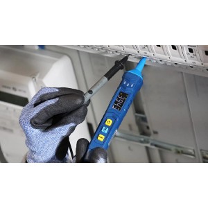 Pancontrol Multistift Stift-Multimeter bei Messung an Sicherungskasten.