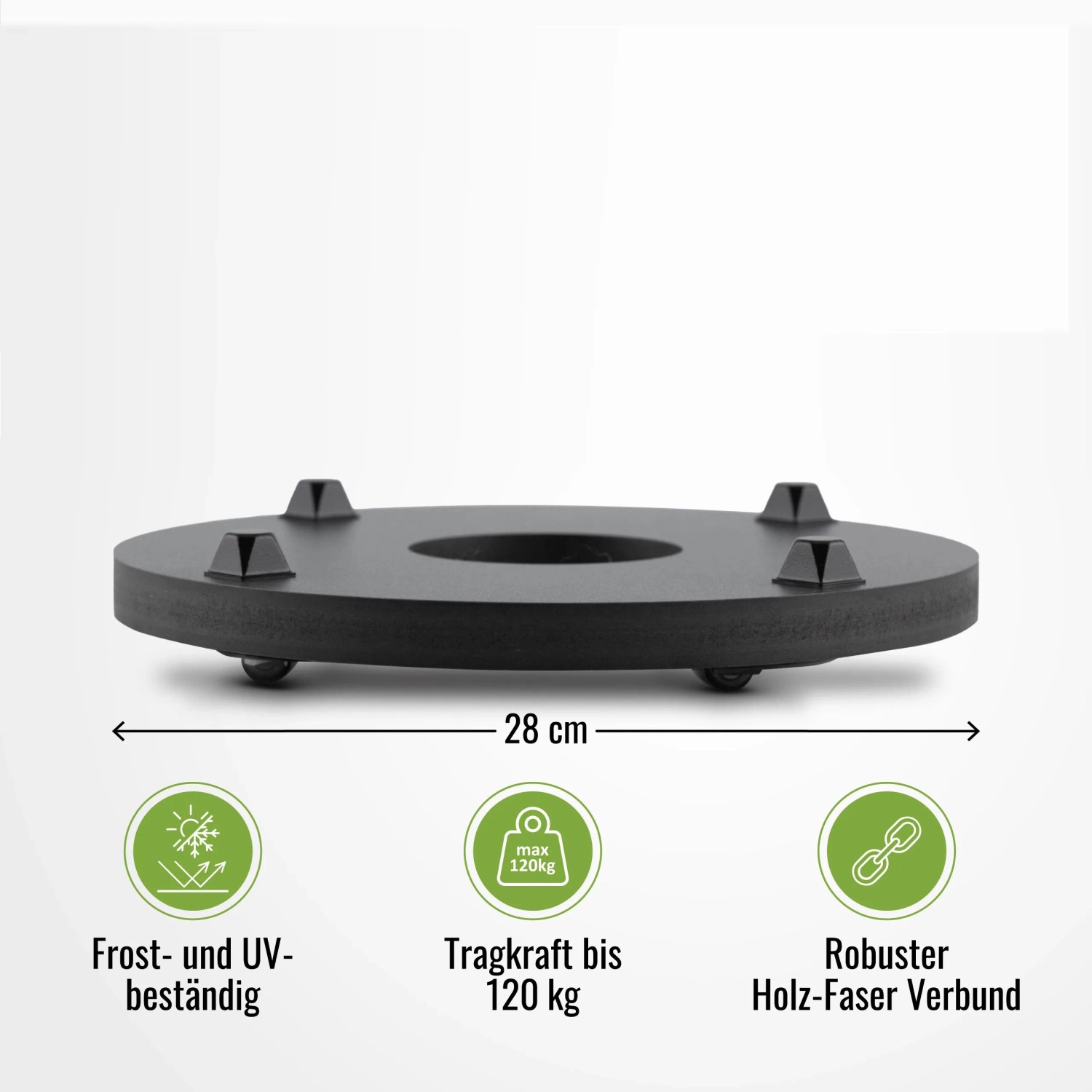 Pflanzwerk® Ultraflacher Pflanzenroller Ø 28 cm x 28cm_12