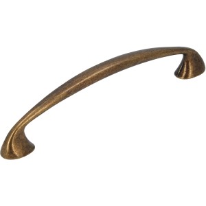 Siro Möbelgriff 2129, Metall Messing Antik, Lochabstand 96mm.