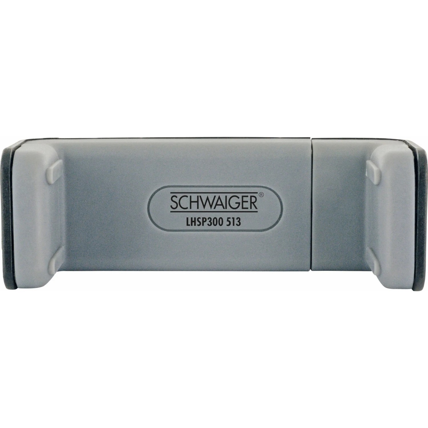 Schwaiger Kfz-Halterung für Smartphones, Lüftungsgitter, schwarz-grau.