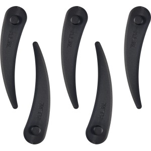 LUX Ersatzmesser T 081, 5 Stück, für Bosch Akkutrimmer. Zubehör für Rasentrimmer.