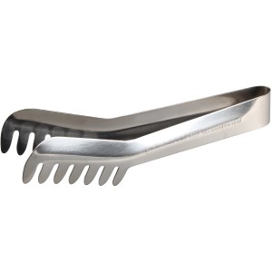 Fackelmann Servierzange Inox, 19 cm, aus Edelstahl, ein Küchenhelfer zum Servieren von Speisen.