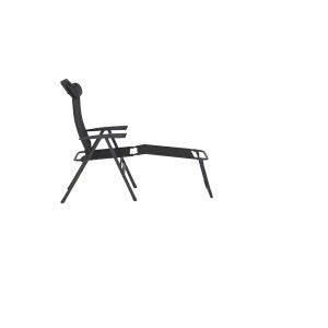 Siena Garden Camping Fußteil Comfort Anthrazit 65 cm x 48 cm x 42 cm