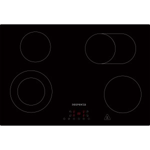 Respekta Glaskeramikkochfeld Benjamin, 77cm, rahmenlos, mit 4 Kochzonen und Touch Control.