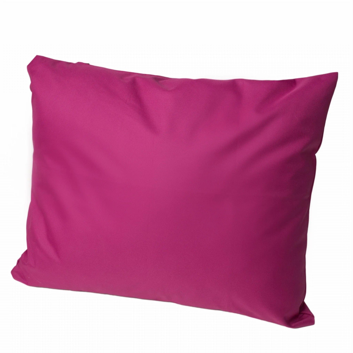 Rosefarbenes Gartenkissen 130x50 cm für Polyrattan-Möbel, Teil eines Sets.
