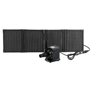 Steinbach Zirkulationspumpe mit PV-Panel für Pools bis 19.000 l. Filtersystem zur Poolerwärmung mit Sonnenkraft.