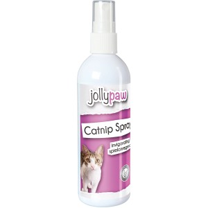 Jollypaw Katzenspray mit Katzenminze, 175ml. Spielanregendes Spray für Katzen.