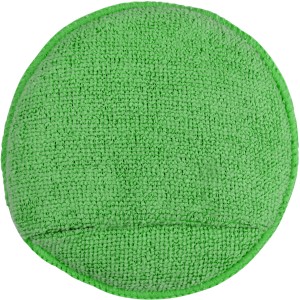 Grünes Apa Mikrofaser Polierpad für Autopflege, 2er-Set.