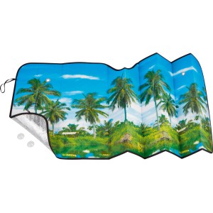 Sonnenblende Strandmotiv 130 cm x 60 cm