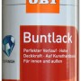 OBI Buntlack Spray, RAL 9005 Tiefschwarz, seidenmatt, 400 ml Dose.