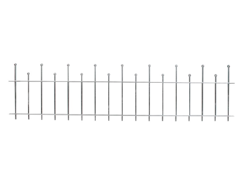 Metallzaun Zaunfeld Madrid Verzinkt 49,5 cm x 200 cm kaufen bei OBI