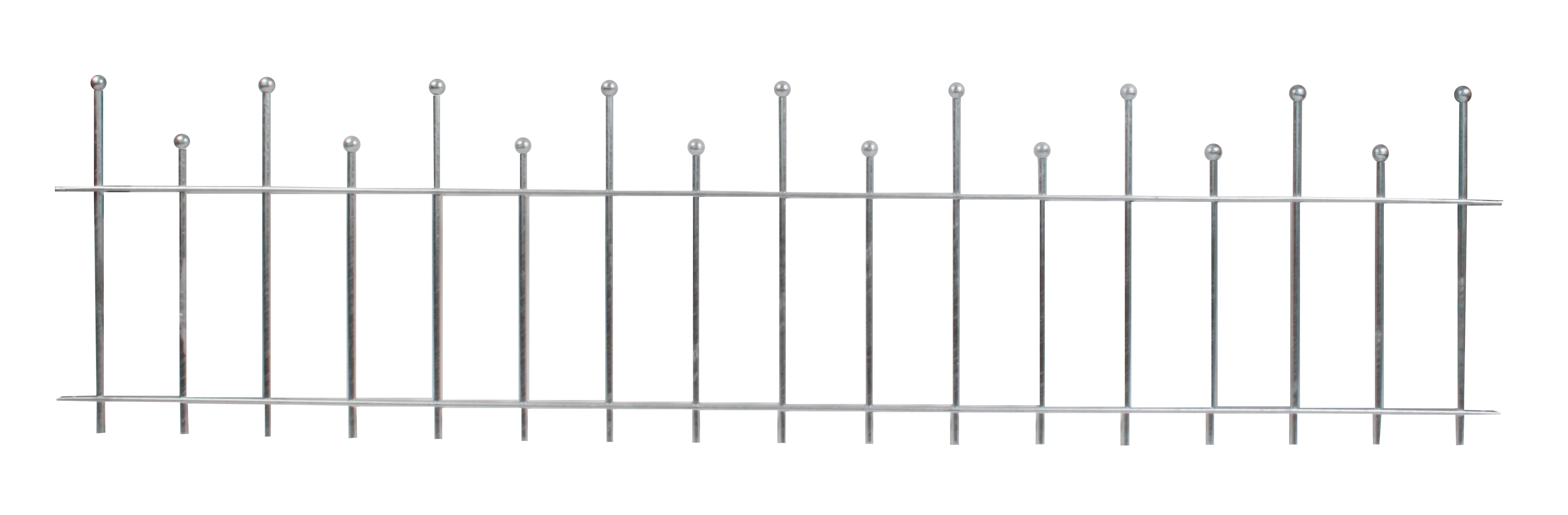 Metallzaun Zaunfeld Madrid Verzinkt 49,5 cm x 200 cm kaufen bei OBI