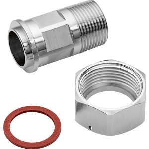 Wasserzählerverschraubung (30,3 mm x 26,4 mm) mit Dichtung für Wasserzähler-Zubehör.