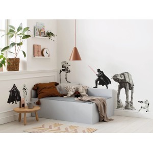 Komar Deko-Sticker Star Wars Doomed, Wandtattoo im Kinderzimmer mit Darth Vader und Stormtrooper Motiven.