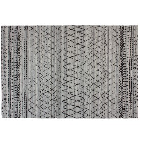 Kayoom Teppich Phoenix 113, grau-beige, 120x170 cm, mit modernem Muster.